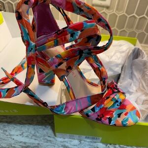 Gianni Bini Multicolor Strappy Heels